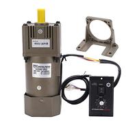 motores electricos monofasicos + Motor de engranaje eléctrico, CA 220V 90W Velocidad ajustable de desaceleración del motor de engranaje asíncrono monofásico(20K)