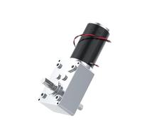 Motorreductor Bringsmart 5840-31zy de 12 V CC con eje doble, longitud de 33 mm, caja de cambios inversa, motor de velocidad con engranajes metálicos, motor de 24 V CA(24V 16RPM)
