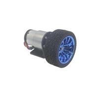 Motorreductor de 37 mm de diámetro, 6 V, 12 V, 24 V CC, con codificador y kit de ruedas for bricolaje, JGB37-520