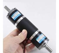Motorreductor de CC con engranajes planetarios 42GP-42ZY, doble eje, gran par, ajustable, baja velocidad, 12 V-24 V, pequeño motor(12Vmotor and bracket,316rpm)