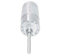 Motorreductor de metal JGB37 555 DC 12 V 24 V, 12-960 RPM, eléctrico, M6, eje largo, alto par, reversible, inteligente(12V With Flange,107 RPM)