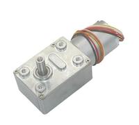 Motorreductor de tornillo sin fin JGY-2430 DC12V 24V, 6-160 RPM, reductor de velocidad de alto par, caja de engranajes metálica, baja velocidad, sin escobillas(12V,100 RPM)