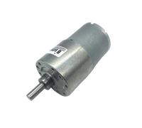 Motorreductor JGB37-3530 de alto par, 12 V, CC, 7-1600 rpm, caja reductora, motor eléctrico reversible de 6 V y 24 V(Package A,200rpm,12V)