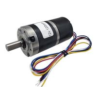 Motorreductor planetario sin escobillas de CC, 12 V, 24 V, alto par, baja velocidad, reversible, velocidad ajustable, accionamiento sin escobillas integrado(Shaft Diameter 8MM,24v 28rpm 32kgf.cm)