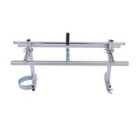 Motosierra 91 x 45 cm aluminio para raíles de longitud 35-91 cm | Motosierra portátil de aluminio, ancho de corte hasta 80 cm, altura ajustable, incluye guantes, bolsa de herramientas