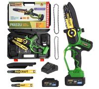 Motosierra a batería Procraft PKA32Li 20 V 203 mm sin escobillas + 1 batería de 4,0 Ah + cargador + maletín