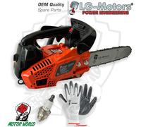 Motosierra A Gasolina 25Cc Cuchilla 250Mm Poda Corte Con Cubrecadena