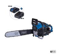 Motosierra a gasolina 56cc encendido a bateria procut 51 cm Scheppach pcs56