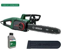 Motosierra Bosch UniversalChain 40, 1800W, longitud de corte de 40 cm, velocidad de la cadena de 12 m/s, con aceite