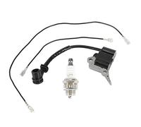 Motosierra Bujía Bujía Motosierra Bobina de encendido Aleación de aluminio Repuestos de motosierra con estricto control de calidad estándar para motosierra 2500 25CC