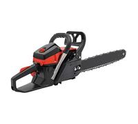 Motosierra de gasolina de 58 cc, de 2 tiempos, 2,2KW 11000 rpm, motosierra con tanque de combustible de 18,93 oz, motosierra de gasolina de 18 pulgadas para la cosecha de madera, corte de madera