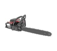 Motosierra de gasolina de 58cc de 2 tiempos, motosierra de 2,4kW con depósito de combustible de 18,6oz y tuercas dobles, motosierra a gasolina de 20 pulgadas para la cosecha de madera y el corte de