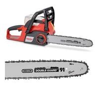 Motosierra eléctrica HECHT 9940 | Barra Oregon de 35 cm | Batería de 40 V | Limitador de profundidad