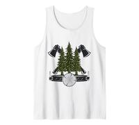 Motosierra, Hacha, silvicultor, leñador, Cadena Camiseta sin Mangas