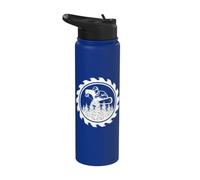 Motosierra, hacha, silvicultor, leñador, cadena Stainless Steel Insulated Water Bottle