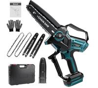 Motosierra Inalámbrica de 6inch-Makita18V Interfaz(Sin Batería) | Juego de Sierra Eléctrica Con Motor Sin Escobillas 600W Con 2 Cadenas de Sierra, fits Bl1820B, Bl1830B