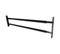 Mottez Barra de seguridad extensible 99 - 188 cm, 2 barras