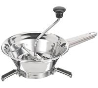 Moulinex Molinillo de verduras manual Classic A40106, acero inox, 2 parrillas, apto lavavajillas