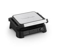 Moulinex SuperGrill 3in1, Grill, Barbacoa y Horno, 2000 W, Termostato regulable, 3 alturas, Apertura a 180º