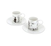 Moulinsart Set de Dos Tazas Expresso con platillo Corto Maltés en Venecia (479821)