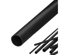 MOUMOUTEN 10M Kit de Tubos Termoretráctiles, 2:1 Ratio Adhesivo Alambre Tubo para Cables Aislamiento Eléctrico Alambre Agrupación y Reparación(Negro-6MM)