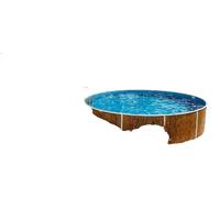Mountfield Azuro VAR 402 DL - 4,6m x 1,2m, estructura de madera - sin bomba, escalera ni filtro, con orificios descentrados