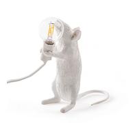 Mouse Step Lámpara de Mesa de Pie Blanco