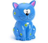 Mousehouse Gifts - Hucha infantil con forma de gato - Para niños y niñas - Azul