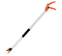 Moxeupon Tijeras de podar telescópicas para cortar frutas, recogedor de frutas, tijeras de podar con mango de aluminio para ramas