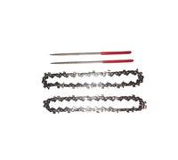 Mozulon Kits de cadena for mini motosierras de 6 pulgadas, motosierras eléctricas, calibre 0.43, cadenas de sierra 36DL con limas