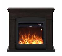 Mpc Camino Siena Chimenea De Pie Con 1500w Efecto Llama Real Led Wenge Chimenea De Diseno Completa Con Mando a Distancia Hecho De Madera Mdf Fácil De Colocar Brown Xl