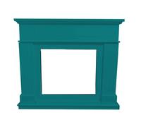 Mpc Pienza Turquesa Azul Turquesa Marco De Chimenea Pienza Azul Turquesa Mdf Marco De Madera De Fácil Instalación Turquoise Xl
