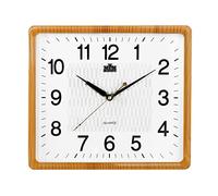 MPM Quality Reloj de Pared Cuadrado de plástico Blanco/Naranja, E01.2929.6000