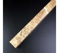 MPOWRX Tira de Umbral Protector de Borde de Grano de Mármol, Barra de Transición Sólida, Barra de Umbral Detiene el Flujo de Agua(Style C,Length: 90 cm)