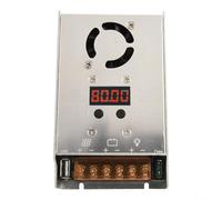 MPPT Controlador solar, reductor para cargador, regulador de 25 A 750 W para litio de 12 V 24 V, pantalla LED, impermeable IP30