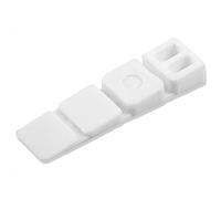 Mprofi MT® 25 Piezas | Cuñas Nivelación Muebles | Blanco | Calzos Plástico Ajustables con Puntos de Ruptura | Nivelador para Mesas, Armarios y Suelos Irregulares