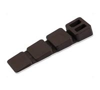 Mprofi MT® 25 Piezas | Cuñas Nivelación Muebles | Marrón | Calzos Plástico Ajustables con Puntos de Ruptura | Nivelador para Mesas, Armarios y Suelos Irregulares