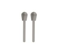 Dremel 134 - Juego de accesorios de fresado, 2 fresas redondas de alta velocidad con un diámetro de trabajo de 7,2 mm