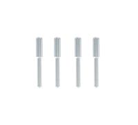 Dremel 402 - Paquete múltiple de mandriles, 4 mandriles con un diámetro de mango de 3,2 mm para discos de pulir y discos de corte
