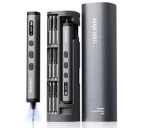 MQFORU Mini Destornillador Eléctrico, 78 en 1 Juego de Destornillador Precisión con 72 Puntas Magnéticas, 5 Ajustes de Torque, Pantalla LED, para Trabajo de Precisión Teléfono Reloj Cámara