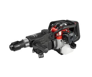 Mqwdxzfes Martillo Demoledor Gasolina 32.6cc 2 Tiempos, Rompedor Gasolina con 3 Brocas 30J, Cortadora de Hormigón para Romper Roca Paredes, Mordaza Demoledora para Construcción y Demolición
