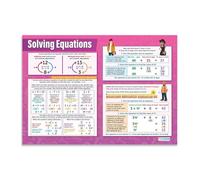 MQXFCZUX Educational Algebra Reference Metal Tin Sign How To Solve Linear Quadratic Equations Step by Step Guide For High School Math Classroom 8 X 12 in