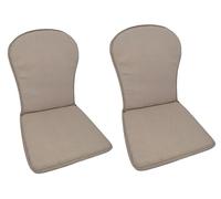 MR. COJIN Pack-2 Unidades COJIN Silla Jardin Respaldo MONOBLOC (Arena)