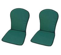 MR. COJIN Pack-2 Unidades COJIN Silla Jardin Respaldo MONOBLOC Colores Lisos (Verde)