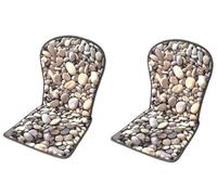 MR. COJIN Pack-2 Unidades COJIN Silla Jardin Respaldo MONOBLOC (Piedras)