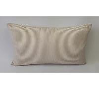 MR. COJIN Pack-2 Unidades COJIN Sofa con Relleno Incluido (30x50, Rayas BEIG)