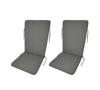MR. COJIN Pack 2 Unidades COJIN Tumbona COLCHONETA para Tumbona DE Jardin COLCHON Hamaca (115x47x4, Gris)