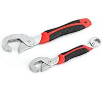 Mr.Gadget's Solutions Juego de llaves de gancho ajustables de 9 a 32 mm, llave de trinquete universal multifunción para reparaciones de automóviles, fontanería, bricolaje y trabajos mecánicos