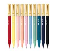 Mr. Pen - Bolígrafos estéticos, punta fina de 0.7 mm, paquete de 10, colores surtidos, secado rápido, sin manchas, no se traspasan