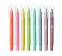 Mr. Pen - Resaltador de Gel, Paquete de 8 Colores Surtidos Para Biblia, Sin Sangrado, Marcadores de Gel